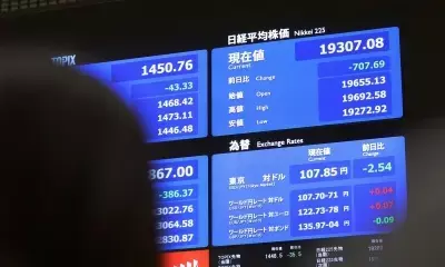 Tokyo stocks fall sharply on Middle East tension