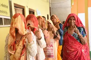 Rajasthan registers 22.51 pc voting in 12 LS seats Rajasthan registers 22.51 pc voting in 12 LS seats