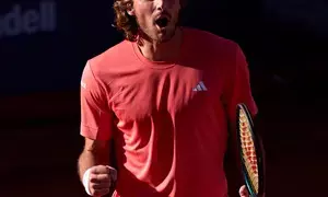 ATP Tour: Tsitsipas saves two match points to win, advances to semifinals at Barcelona