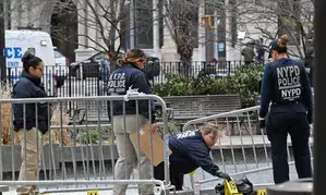 Man reported dead after self immolation near court during ex-US Prez Trumps trial