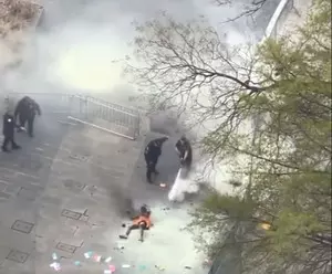 Man into conspiracy theories attempts self-immolation as Trump trial was winding down 1st phase (Lead) Man into conspiracy theories attempts self-immolation as Trump trial was winding down 1st phase (Lead)