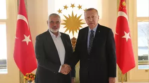Erdogan discusses ceasefire with Hamas Chief
