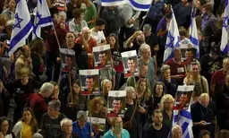Thousands of Israelis protest for hostage release and new elections