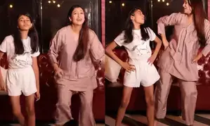 Juhi Parmar grooves with daughter Samaira to ‘Jhoom Barabar Jhoom’ on ‘our favourite day’