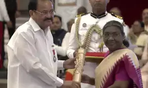 Two distinguished sons of Andhra receive Padma Vibhushan
