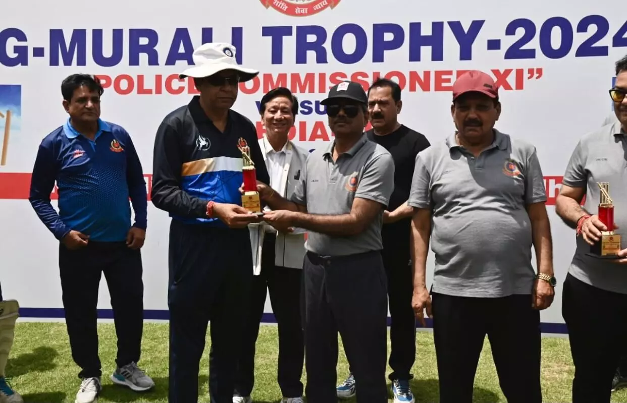 Delhi Police Emerge Victorious in G-Murali Cricket Cup 2024 Delhi Police Emerge Victorious in G-Murali Cricket Cup 2024
