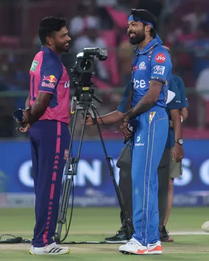 IPL 2024: Mumbai Indians bat first against Rajasthan Royals in Hardik Pandyas 100th game