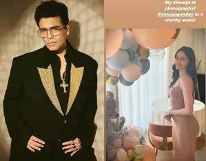 KJo takes to photography with Ananya Panday as his Muse KJo takes to photography with Ananya Panday as his Muse
