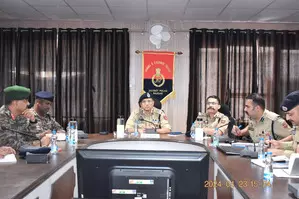 ADGP, Jammu conducts security review meeting in Rajouri ADGP, Jammu conducts security review meeting in Rajouri