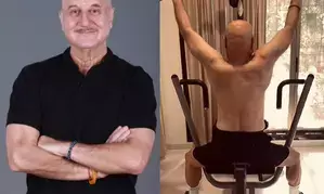 Anupam Kher lifts heavy weights for back workout: If it doesn’t challenge you, it won’t change you’