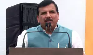 AAP leader Sanjay Singh slams BJP over Surat win
