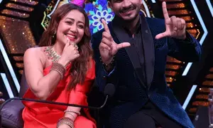 Neha Kakkar, grooves with ‘Gulabi Sadi’ hitmaker Sanju Rathod on Superstar Singer 3