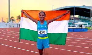 Asian U20 athletics: Indians dominate 3,000m steeplechase as Ekta, Ranvir claim gold medals