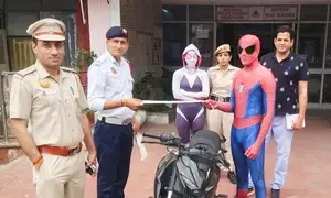Spiderman stunt goes wrong, two booked for various offences