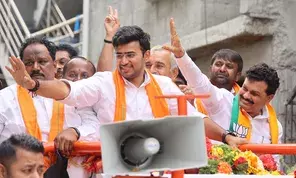 Case filed against Tejasvi Surya for seeking votes on religious grounds
