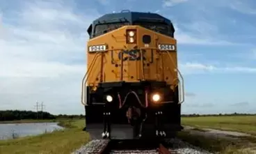 Freight train derails, catches fire nears US-Mexico border