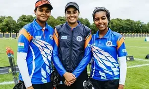 Archery WC: Indian women’s compound team bags gold in Shanghai