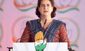 Priyanka Gandhi says BJP talking of tinkering with Constitution with PM’s nod