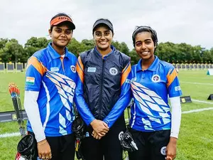 Archery WC: Indian women’s compound team bags gold in Shanghai Archery WC: Indian women’s compound team bags gold in Shanghai