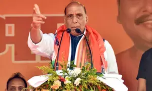 Rajnath Singhs nomination on Monday, UP & Uttarakhand CMs to lead roadshow