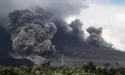 Indonesias Ibu volcano erupts, ash up to 3.5 km
