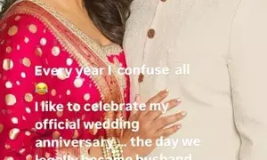 Bipasha celebrates two annivs: Day we legally became husband-wife; day we did pheras
