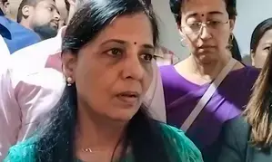 Tihar administration revoked permission for Sunita Kejriwals Monday meeting with Kejriwal, says AAP