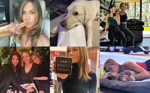 Jennifer Aniston shares puppy pictures, workout photos from Instagram photo dump Jennifer Aniston shares puppy pictures, workout photos from Instagram photo dump