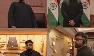 Badshah visits Parliament, hails celebration of Indias cultural heritage