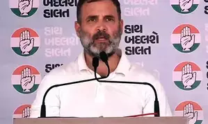 Rahul Gandhi bats for dalit rights in Gujarats Patan