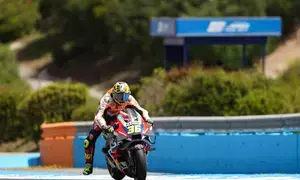 MotoGP 2024: Hondas Joan Mir gains eight places after charging to 12th at Jerez