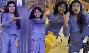 Juhi Parmar, daughter groove to Amitabh-Govindas Bade Miyan Chote Miyan at Yas Island