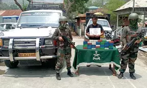 Assam Rifles seizes drugs worth Rs 9.83 cr in Mizoram, 2 held