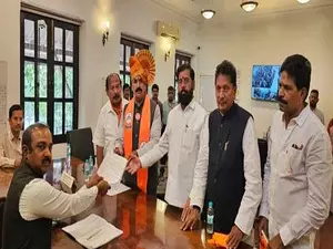 LS polls: Shiv Sena nominee Rahul Shewale files nomination from Mumbai South Central seat LS polls: Shiv Sena nominee Rahul Shewale files nomination from Mumbai South Central seat