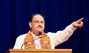 Ambedkar said there is no place for reservation based on religion, J.P. Nadda slams Cong at Intellectual Meet