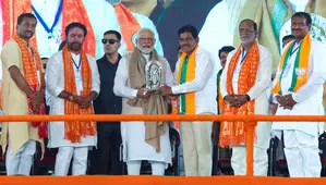 Congress creating tensions in society through fake videos: PM Modi