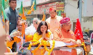 Maneka Gandhi files nomination from Sultanpur