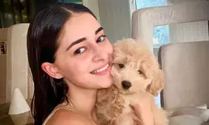 Madly obsessed Ananya Panday drops picture of her baby jaan Riot