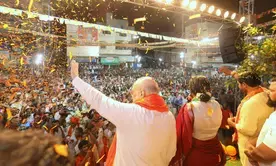 On Owaisis home turf, Amit Shah calls for joining Hyderabad with mainstream