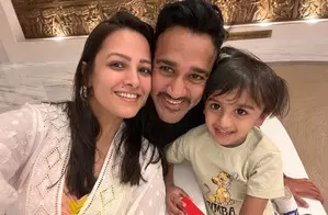 Anita Hassanandani offers a peek into her world, drops pic with hubby & son