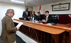 Omar Abdullah, 8 others file nomination papers for Baramulla LS seat (Lead)