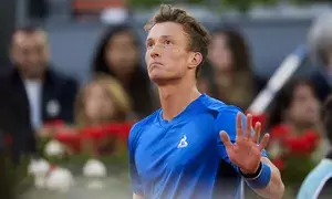Tennis: Lehecka advances to SF after Medvedev retires in Madrid
