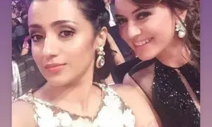Hansika wishes forever favourite Trisha Krishnan on 41st bday: Keep shining