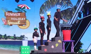 Superstar Singer 3 contestants enjoy bucket challenge with host Haarsh Limbachiyaa