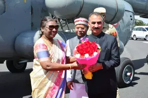 President Murmu reaches Shimla for five-day visit President Murmu reaches Shimla for five-day visit