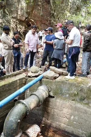 Meghalaya faces water crisis due to less rain; CM Conrad Sangma visits catchment area
