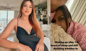 Nia Sharmas unique woes: Can’t decide whether to leave bed after 15 hours of sleep!