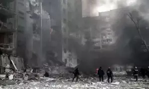 Russian airstrikes in Ukraine cause power outages