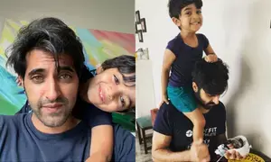 Akshay Oberois heart-melting post for son: May you always cling to my neck like a koala