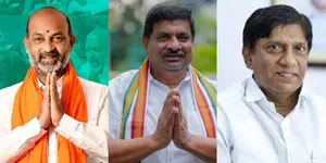 Fierce battle on the cards in Telanganas Karimnagar Fierce battle on the cards in Telanganas Karimnagar